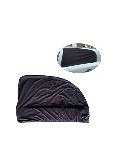 Elastik Oto Yan Cam Bebek Güneşlik Araba Perdesi Hatchback Uyumlu 1 Adet Diğer