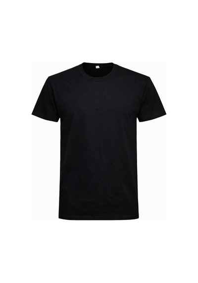 Hanclo Erkek Siyah Tişört 5 Li Paket Basic Pamuk Bisiklet Yaka Kısa Kollu T-shirt