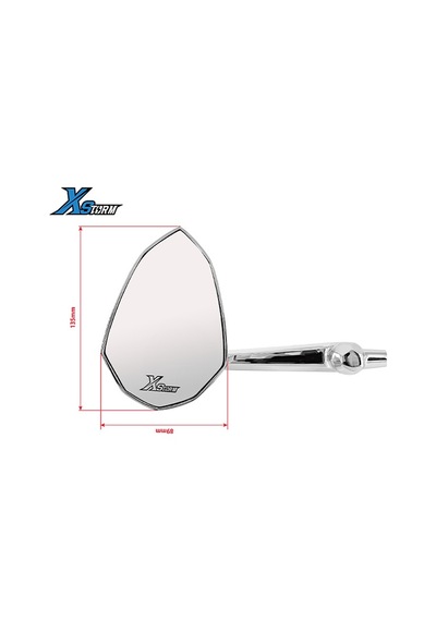 Vespa Gts-gtv-primavera-sprint Ayna Kısa Tip Krom Takım 2023- / X-storm