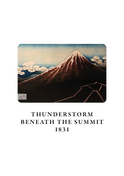 Mount Fuji Series Iıı - A6, Hokusai 4'lü Defter Seti Iıı, Çizgisiz, Toplam 192 Sayfa, Her Biri Çok Renkli