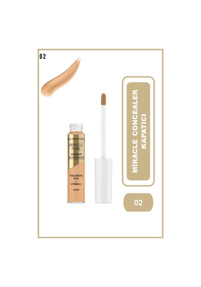 Kapatıcı Miracle Pure Concealer No:2 0