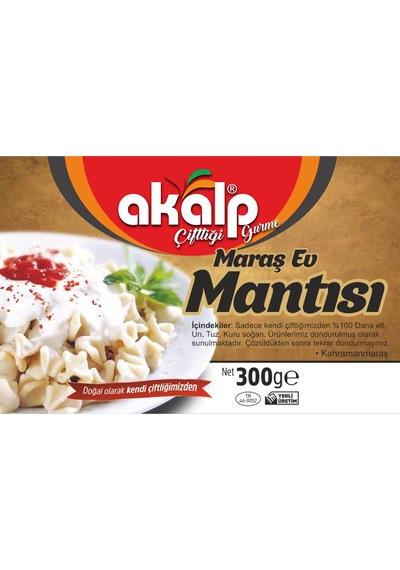 Akalp Çiftliği Maraş Ev Mantısı 300 G