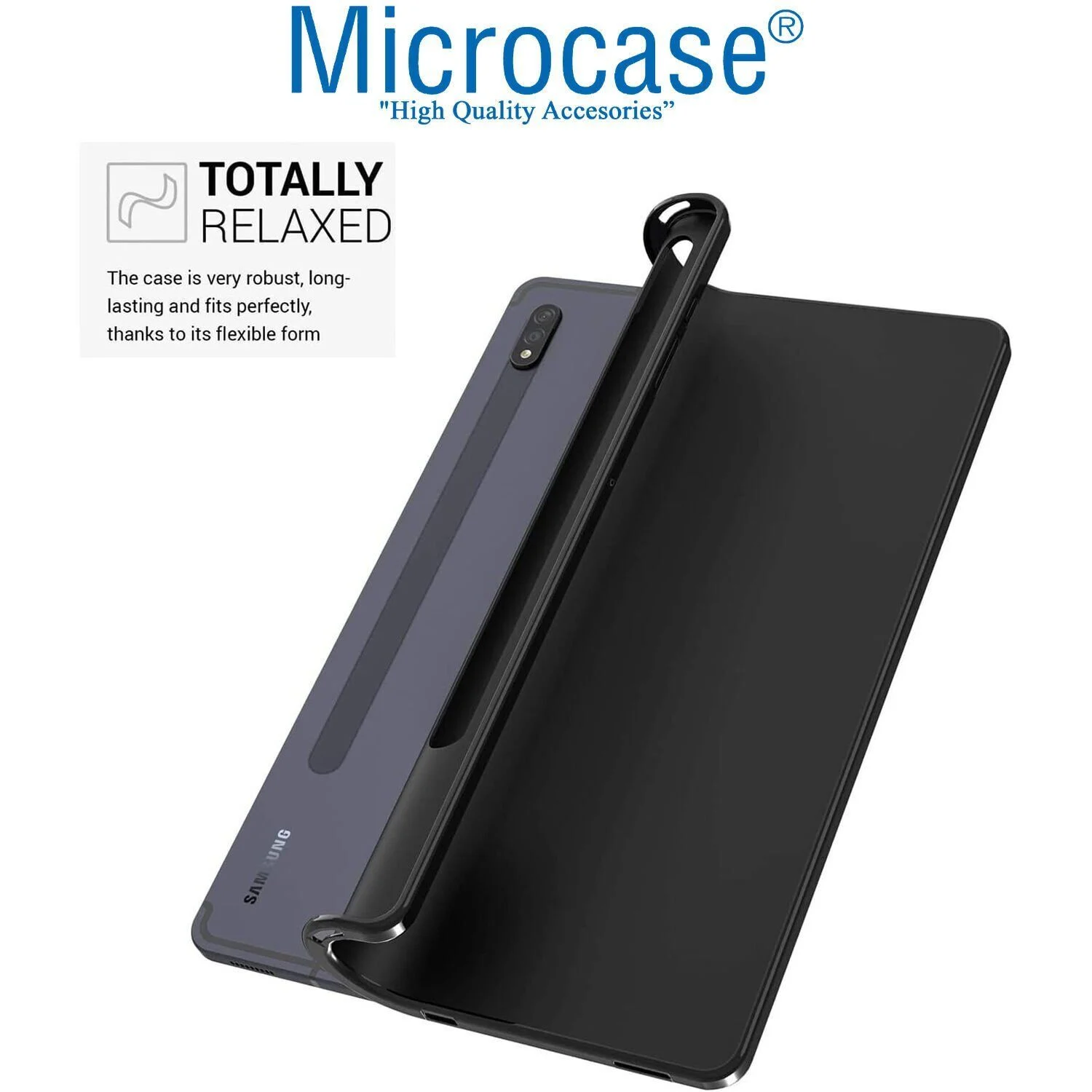 Microcase Samsung Uyumlu Galaxy S11 Ultra 14.6 İnch Tablet Tpu Silikon Kılıf - Al9907 Kılıf