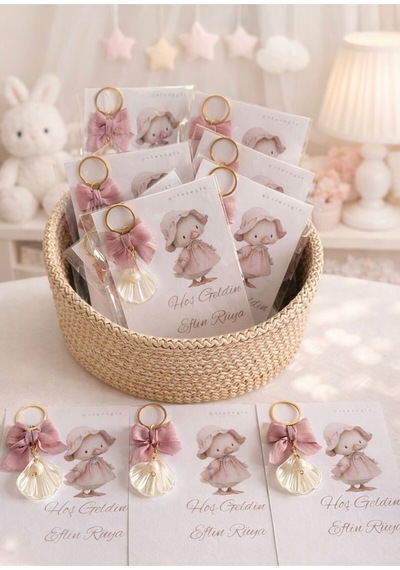 20 Adet Pembe Kurdeleli İstiridye Anahtarlık-bebek Hediyelik- Kız Bebek Hediyelik-yenidoğan - 864100207 20 Adet Pembe Kurdeleli İstiridye Anahtarlık-bebek Hediyelik- Kız Bebek Hediyelik-yenidoğan - 864100207