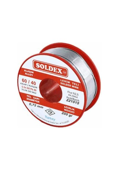 Soldex Lehim Teli 0.75Mm 200Gr
