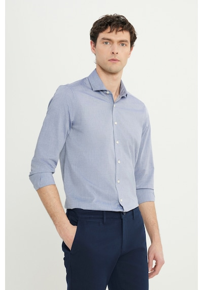 AC&Co / Altınyıldız Classics Erkek Lacı Flamlı Slim Fit Dar Kesim Düğmeli Yaka Gömlek Lacı AC&Co / Altınyıldız Classics Erkek Lacı Flamlı Slim Fit Dar Kesim Düğmeli Yaka Gömlek Lacı