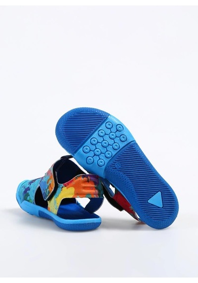 Pepino Dudino Queen Burnu Kapalı Unisex Tekstil Cocuk Sandalet Mavi
