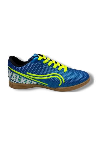 Walked 233-26 Futsal Erkek Salon Futbol Ayakkabı Mavi Sarı Mavi 