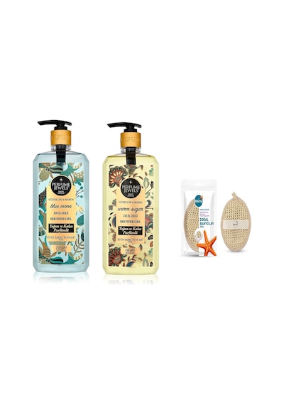 Eyüp Sabri Tuncer Blue Moon + Warm Sugar Duş Jeli 2 x 750 ML + Banyo Lifi