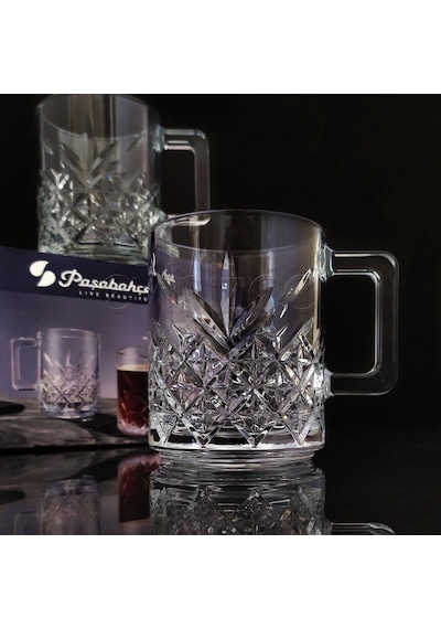Paşabahçe 2'li Timeless 55462 Kulplu Çay Ve Nescafe Fincanı Kupası