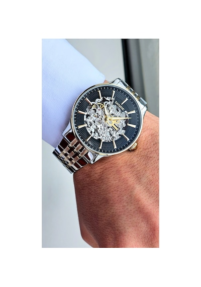 Skeleton G31275 - Özel Seri - Otomatik Erkek Kol Saati - İskelet Model - Ipgbk Gümüş