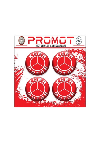 Kuba Uyumlu Damla Sticker 4cm-4 Adet 02 Diğer