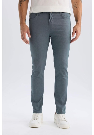 DeFacto Yazlık Chino Kanvas Pantolon Slim Fit Dar Kesim Cepli Dar Paça T1055AZ25SPNV71