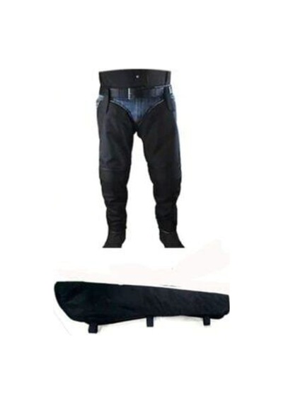 Yclshop Motosiklet Pantolon Üstü Su Geçirmez Askılı Pantolon