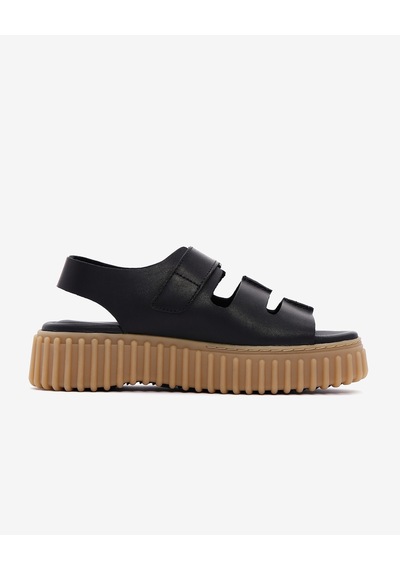 Clarks Torhill Seam Kadın Siyah Sandalet 26172064 Siyah