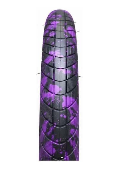 Asistan Drox Dj 26m Bisiklet Dış Lastik 26x2.40 Siyah-mor Freeride Dirtjump Bisiklet Dış Lastiği