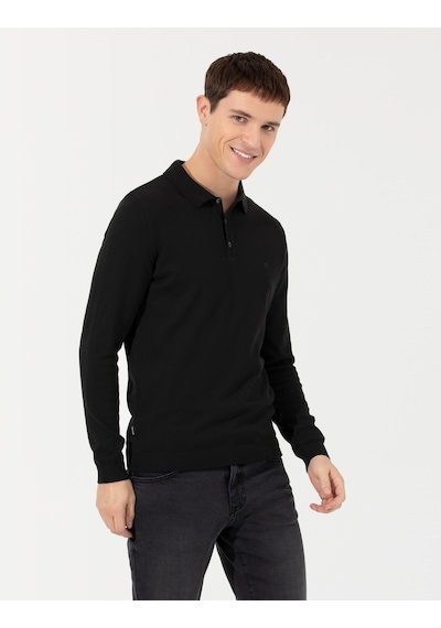 Pierre Cardin Erkek Siyah Kazak /triko 50257252-vr046 Siyah
