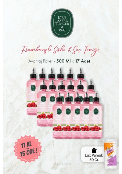 Eyüp Sabri Tuncer Frambuazlı Sirke & Saç Toniği 500 Ml 17 Al 15 Öde Ve Pamuk