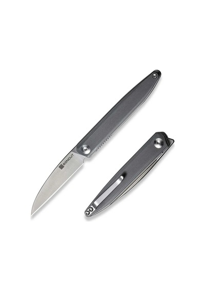 Sencut Jubil Gray G10 Handle Satin Finished D2 Blade Kamp Çakı Gri