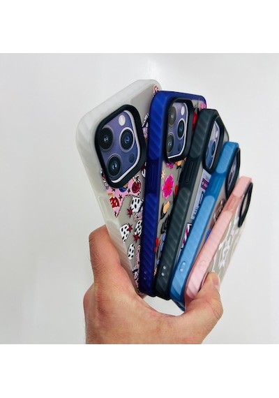 Samsung Galaxy S24 Ultra Uyumlu Tasarım Kaliteli Lüx Telefon Kılıfı -tam Koruma -sararma Olmaz Mavi