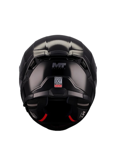 Mt Thunder 4 Sv Pure A1 Kapalı Motosiklet Kaskı Siyah