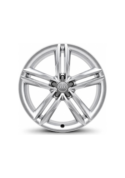 Audi Ahtapot 5 Kol Jant Göbeği Kapağı Kapak 4 Adet Gri