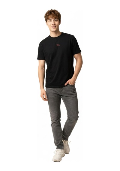Loft Lf2042492 Erkek Kısa Kol T-shirt Siyah