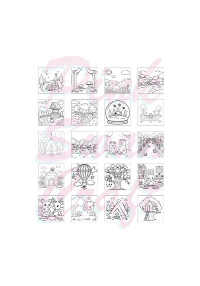 Bold And Easy Comf Day 20 X 20 Cm Büyük Boyama Kitabı - Yetişkin Ve Çocuklar İçin Boyama Kitabı