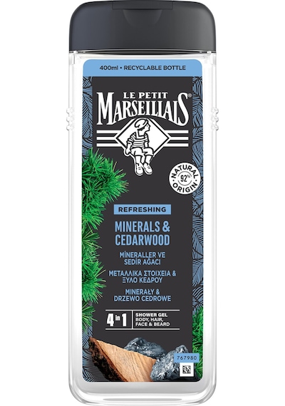 Le Petit Marseillais Men Mineraller Ve Sedir Ağacı Duş Jeli 400 Ml 3 Adet Diğer