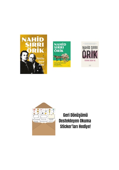 Mehlika Hanım Ailesi + Vatan Beldelerine Seyahatler + Tersine Giden Yol + Okuma Sticker'ları