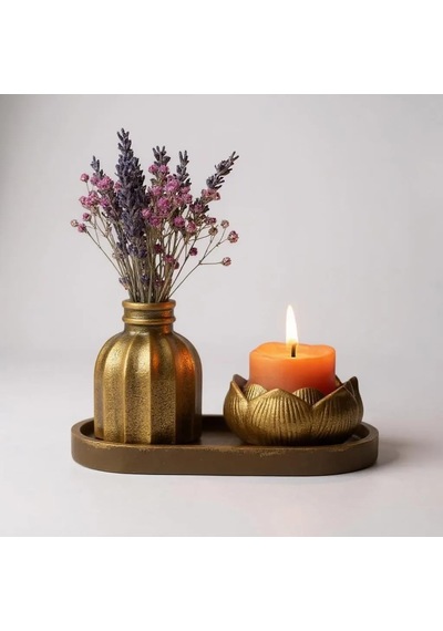 Mireva Lotus Tealight Mumluk Ve Mini Vazo Seti Dekoratif Tepsi Üzerinde Altın Renk Mumluk Seti, Masa & Sehpa Ev Dekoru, Meditasyon Ve Spa Dekorasyon Siyah Mireva Lotus Tealight Mumluk Ve Mini Vazo Seti Dekoratif Tepsi Üzerinde Altın Renk Mumluk Seti, Masa & Sehpa Ev Dekoru, Meditasyon Ve Spa Dekorasyon Siyah
