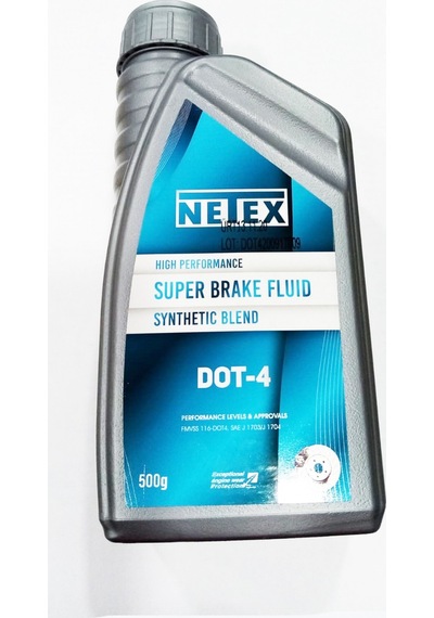 Motosiklet & Otomobil Fren Hidrolik Yağı Dot 4 Netex 500ml