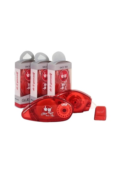 Ve-ge Şerit Yapıştırıcı Glue Tape 8 Mm X 8 Mt 20 Li