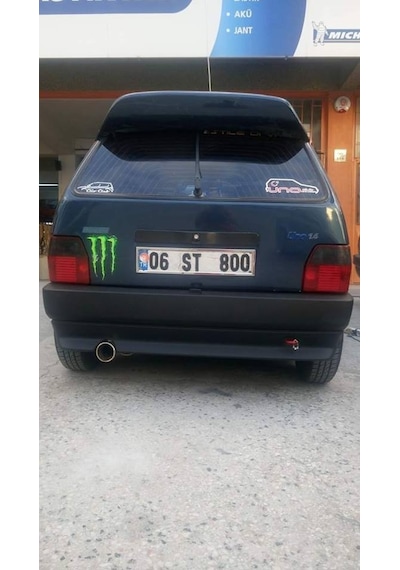 Fiat Uno Spoon Spoiler - Uno Spoon Spoyler - Uno Bagaj Üstü Kanat