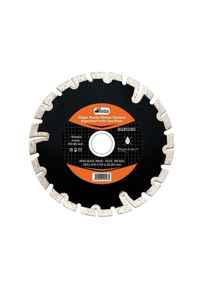 Retta RGF0180 Süper Turbo Elmas Testere 180 FL