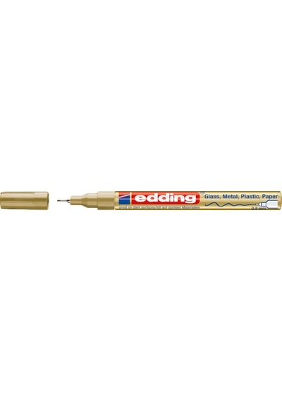 Zekicocuk Edding Markör Boya Dekor 0.8 Mm Yuvarlak Uçlu Altın 780 10 Adet