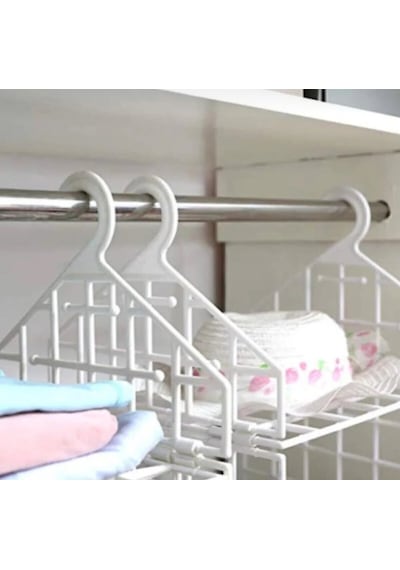 As Kamp Dolap İçi Düzenleyici Raf Organizer 110x30x30cm Beyaz Beyaz