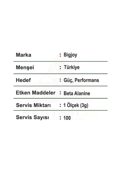 BIGJOY BetaAla Powder 300 gr  Saf