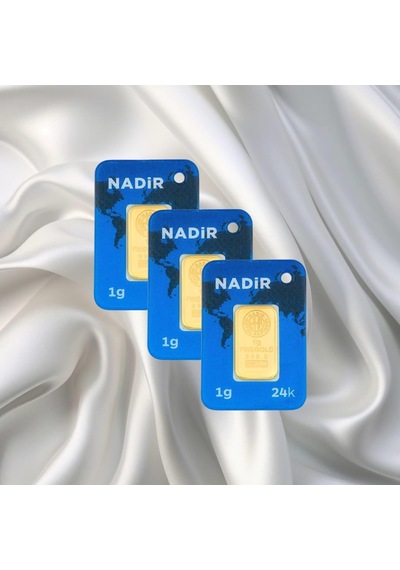 Leva Gold 1 Gr 24 Ayar Nadir Gram Altın 3 Adet