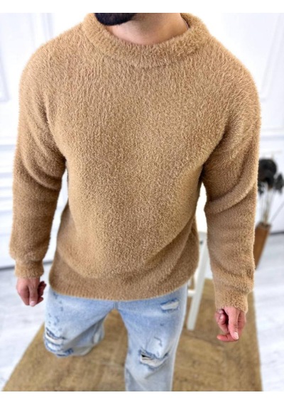 Elku Moda Kazak Oversize Tüylenmez Polar Kazak Bol Kesim Naturel Pamuk Rahat Kesim Salaş Peluş Kazak Taba Elku Moda Kazak Oversize Tüylenmez Polar Kazak Bol Kesim Naturel Pamuk Rahat Kesim Salaş Peluş Kazak Taba