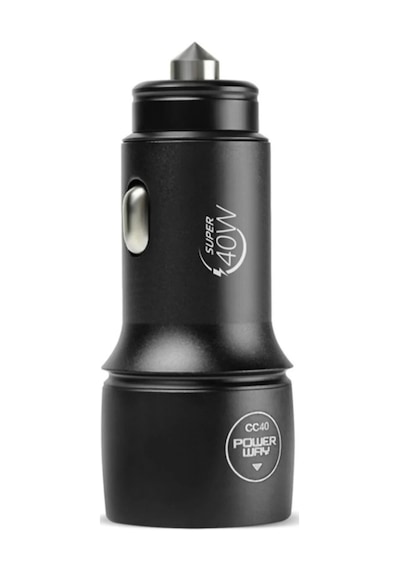 Powerway Cc40 40w Hızlı Şarj - Usb Ve Pd Çıkışlı Araç Şarj Aleti
