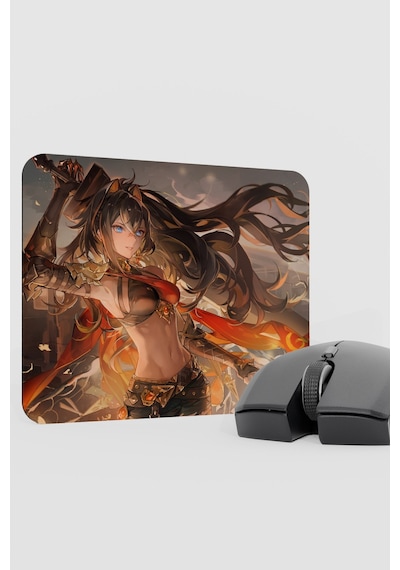 Dehya Genshin Impact Anime Gacha V5 - 22x18 Gaming Mouse Pad Fare Altlığı