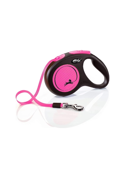 Flexi Black Desing Şerit Gezdirme Tasması Small Pembe 5 M Pembe