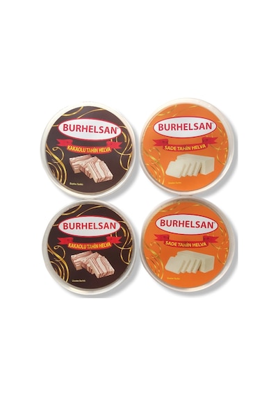 Burhelsan Sade + Kakaolu Tahin Helvası 4 x 950 G