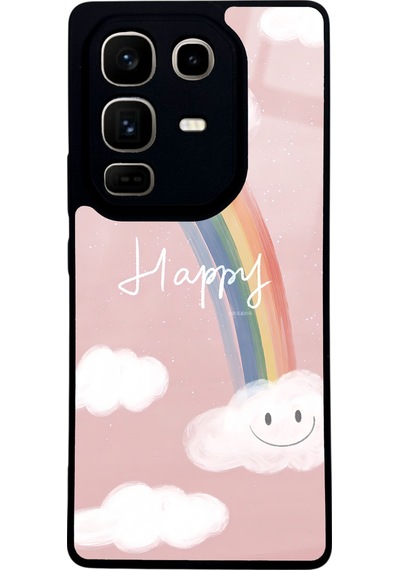 İnfinix Note 50 Pro Happy Cloude Tasarımlı Glossy Telefon Kılıfı Çok Renkli