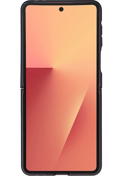 Bloomcase Flex Saddle Brown Hakiki Deri Samsung Galaxy Uyumlu Z Flip 7 Kılıf 6.9"-4.1" Kahverengi