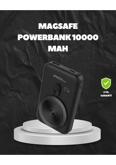 Magsafe Uyumlu Kablosuz Powerbank Taşınabilir Hızlı Şarj renkli