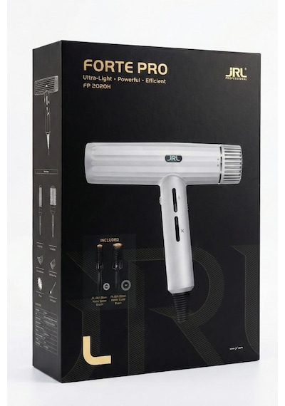 Jrl Forte Pro Profesyonel Saç Kurutma Makinesi 2150w Beyaz Fp2020h 2 Adet Protermal Fırça Hediyeli
