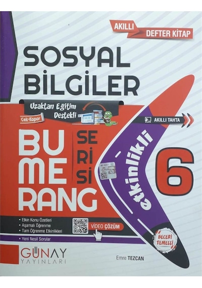 Günay Bumerang 5. Sınıf Sosyal Bilgiler