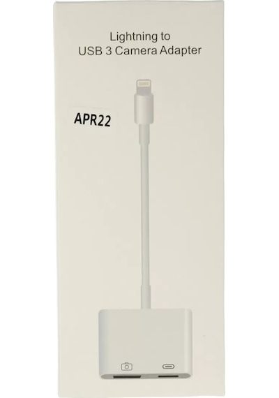 Newface Apr22 Apple iPhone  Uyumlu  Otg 2in1 - Beyaz Belirtilmemiş